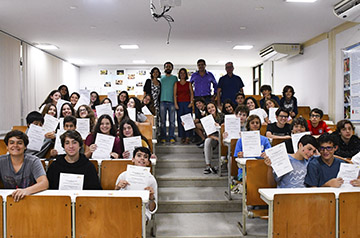 Alunos das Turmas 7C recebem certificado de proficiência em Alemão